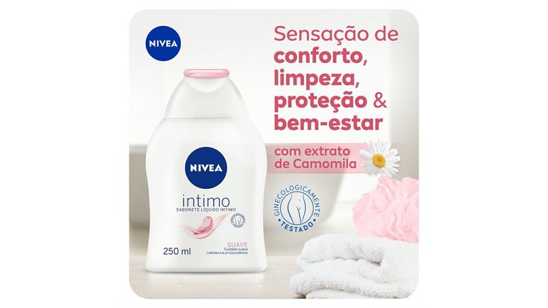 Sabonete Líquido Íntimo Nivea Fresh Comfort 250ml