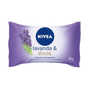 Sabonete Barra Nivea Com Hidratante Lavanda & Óleos 85g