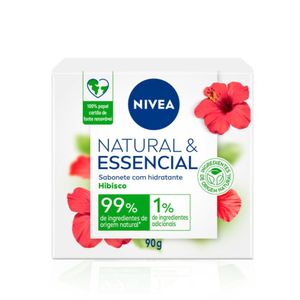 Sabonete Em Barra Nivea Natural E Essencial Hibisco 90g