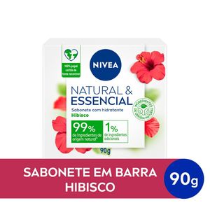 Sabonete Em Barra Nivea Natural E Essencial Hibisco 90g