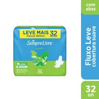 Absorvente Sempre Livre Adapt Com Abas Cobertura Suave 32 Unidades