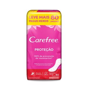 Protetor Diário Carefree Proteção Com Perfume 80 Unidades