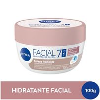 Creme Hidratante Nivea Facial 7 Em 1 Beleza Radiante 100g