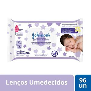 Lenços Umedecidos Johnsons Baby Hora do Sono 96 unidades