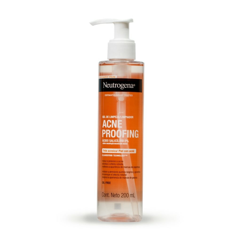 Gel De Limpeza Neutrogena Acne Proofing 200ml Gel De Limpeza Neutrogena Acne Proofing 200ml