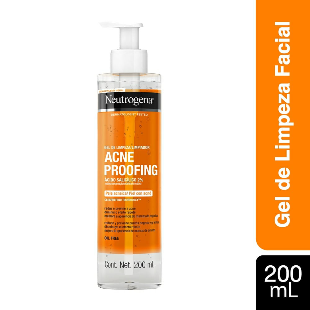 Gel De Limpeza Neutrogena Acne Proofing 200ml