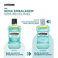 Antisséptico Bucal Listerine Cool Mint Sem Álcool 500ml