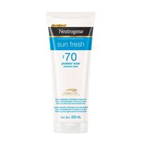 Protetor Solar Neutrogena Sun Fresh Fps70 200ml