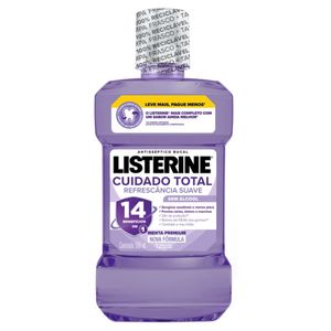Antisséptico Bucal Listerine Cuidado Total Sem Álcool 500ml