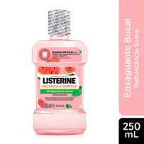 Antisséptico Bucal Listerine Melancia e Hortelã Refrescância Suave Sem Álcool 250ml