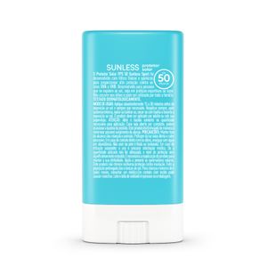 Protetor Solar Bastão Rosto Sunless Sport FPS50 Com Cor 15g