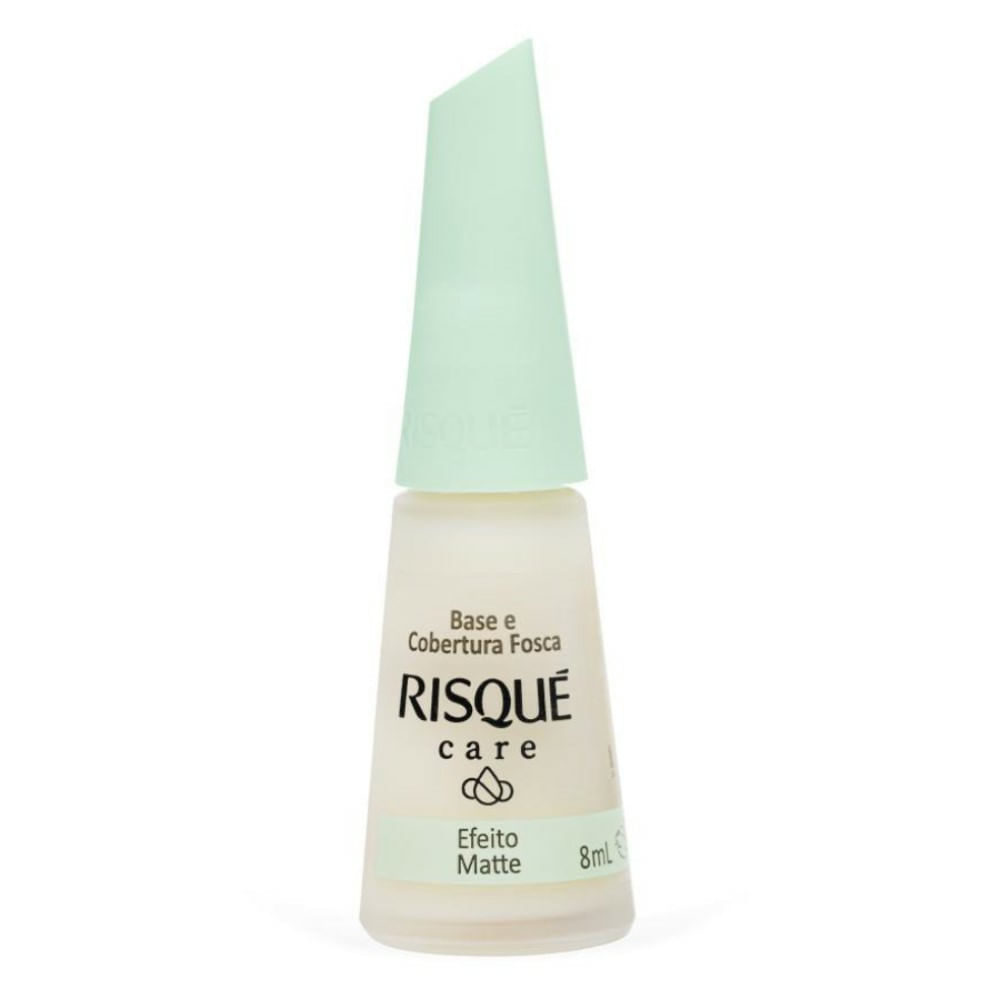 Base e Cobertura Fosca Risqué Care Efeito Matte 8ml