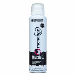Desodorante Aerosol Monange Invisível 150ml