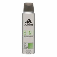 Desodorante Aerossol Antitranspirante Adidas Masculino 6 IN 1 72 Horas 150ml