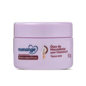 Creme Hidratante Para Áreas Específicas Monange Óleo De Macadâmia Com Vitamina E 50g