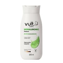 Sabonete Líquido Corporal Vult Hidraluronic Frescor 200ml