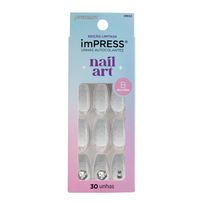 Unhas Autocolantes Kiss New York Impress Nail Art Legacy 30 Unidades
