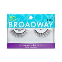 Cílios Postiços Kiss New York Broadway 5D Eyes 03 BCS03B 1 Par
