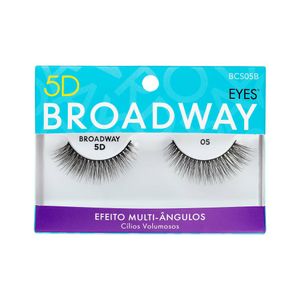 Cílios Postiços Kiss New York Broadway 5D Eyes 05 BCS05B 1 Par