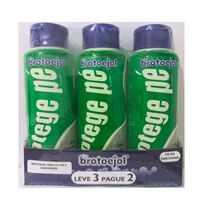 Talco By Brotoejol Protege Pé Canforado 3 Unidades de 150g