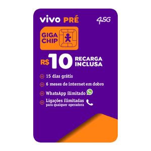 Chip Vivo Turbo Com Recarga