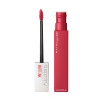 Batom Líquido Longa Duração Maybelline SuperStay Matte Ink 80 Ruler 5ml