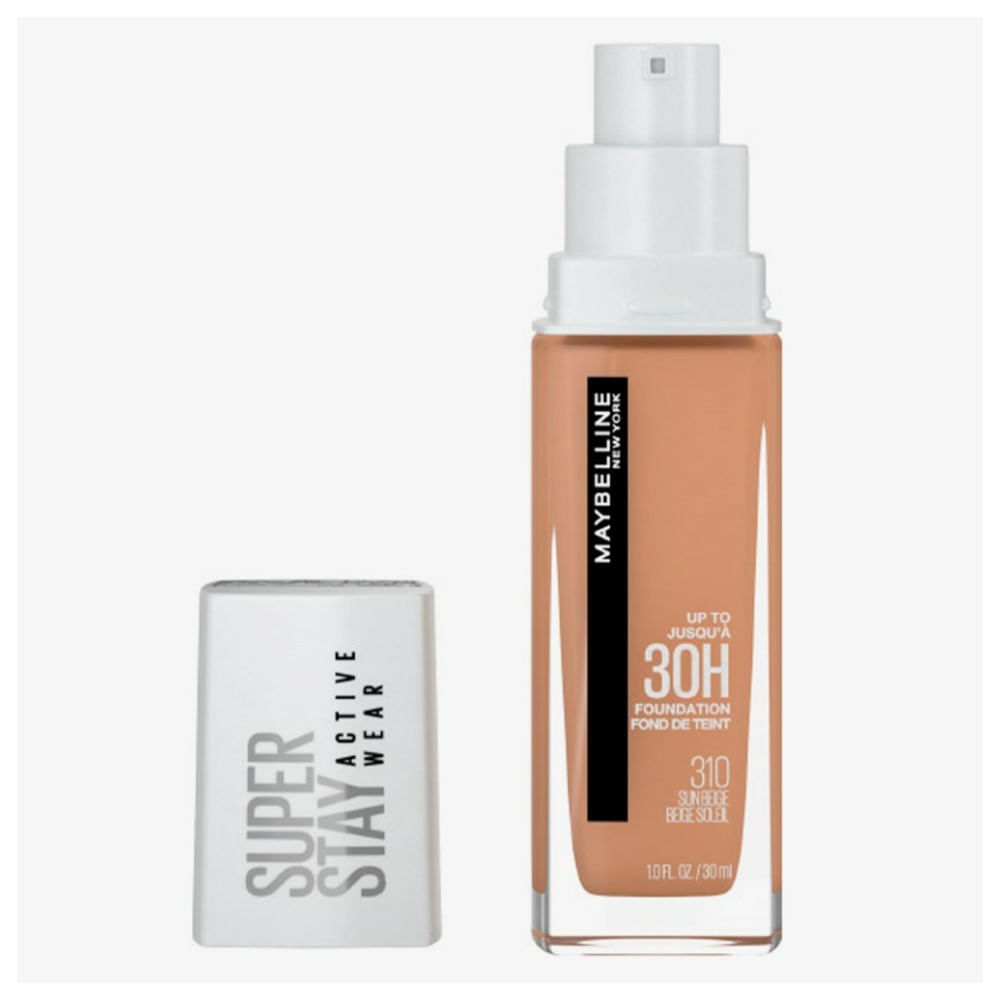Base Longa Duração Maybelline NY SuperStay Active Wear 30H 310 Sun Beige 30ml