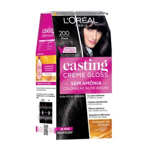 Tintura Loreal Casting Creme Gloss 200 - Preto