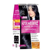 Tintura Loreal Casting Creme Gloss 210 - Preto azulado