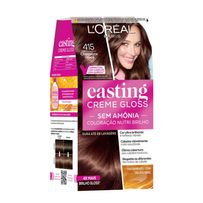 Tintura Loreal Casting Creme Gloss 415 - Chocolate glacê