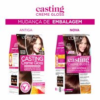 Tintura Loreal Casting Creme Gloss 415 - Chocolate glacê