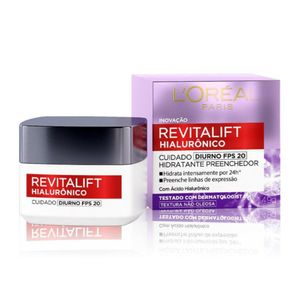 Creme Hidratante Facial Anti-idade L'Oréal Paris Revitalift Hialurônico Diurno FPS20 49g