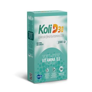 Vitamina D Koli D3 1000Ui 30 Comprimidos