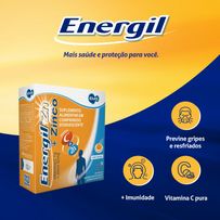 Energil Zn Vitamina C + Zinco 30 Comprimidos Efervescentes