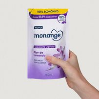 Sabonete Líquido Monange Flor De Lavanda Refil 400ml