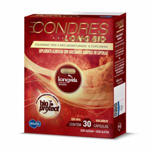 Condres Long Bio Colágeno Tipo II & Cúrcuma 30 Cápsulas