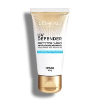 Protetor Solar Facial L'Oréal Paris UV Defender Hidratação FPS60 40g