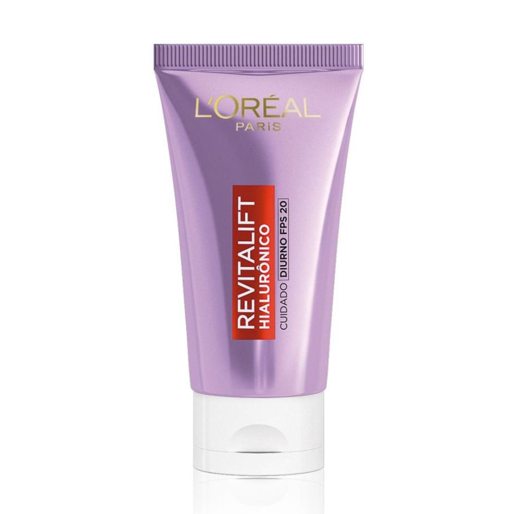 Creme Hidratante Facial Anti-idade L'Oréal Paris Revitalift Hialurônico Diurno FPS20 25g