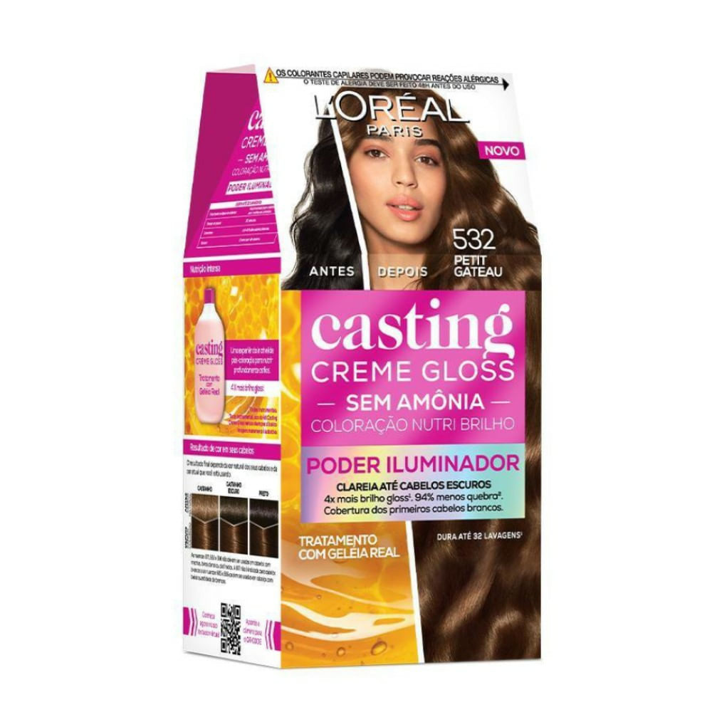 Tintura Loréal Casting Creme Gloss 532 - Petit Gateau
