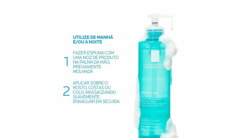 Gel Effaclar La Roche-Posay Alta Tolerância 300g - Drogaria Venancio