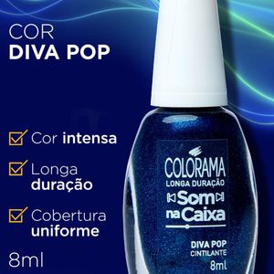 Esmalte Colorama Longa Duração Som Na caixa Diva Pop 8ml