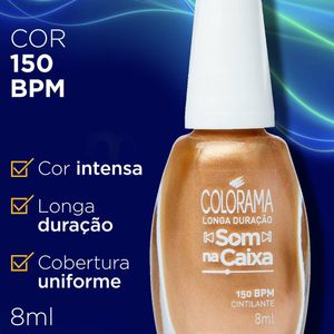 Esmalte Colorama Longa Duração Som na Caixa 150 MPB 8ml