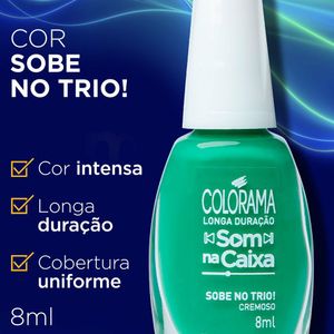 Esmalte Colorama Longa Duração Som Na Caixa Sobe No Trio! 8ml