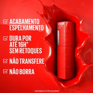 Batom Líquido Maybelline NY SuperStay Vinyl Ink Cheeky 4,2ml
