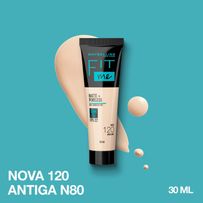 Base Líquida Maybelline NY Fit Me Matte FPS22 Cor 120 30ml