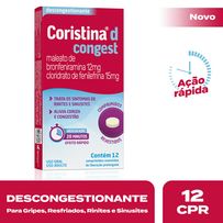 Descongestionante Coristina D Congest 12 comprimidos
