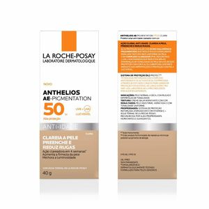 Protetor Solar Facial La Roche Posay Anthelios Pigmentation Fps 50 Cor Clara 40g