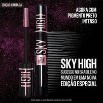 Máscara de Cílios Maybelline NY Lash Sensational Sky High Cosmic Black Lavável 9,2ml