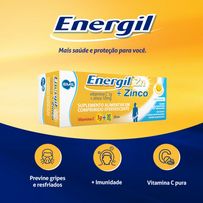 Energil Zn Vitamina C + Zinco 10 Comprimidos Efervescentes