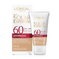 Protetor Solar Facial L'Oréal Paris Solar Expertise Antirrugas Com Cor FPS 60 40g